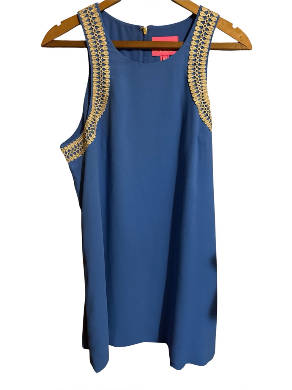 Lilly Pulitzer amayah soft blue tang sleeveless shift dress ladies 14 plus xl